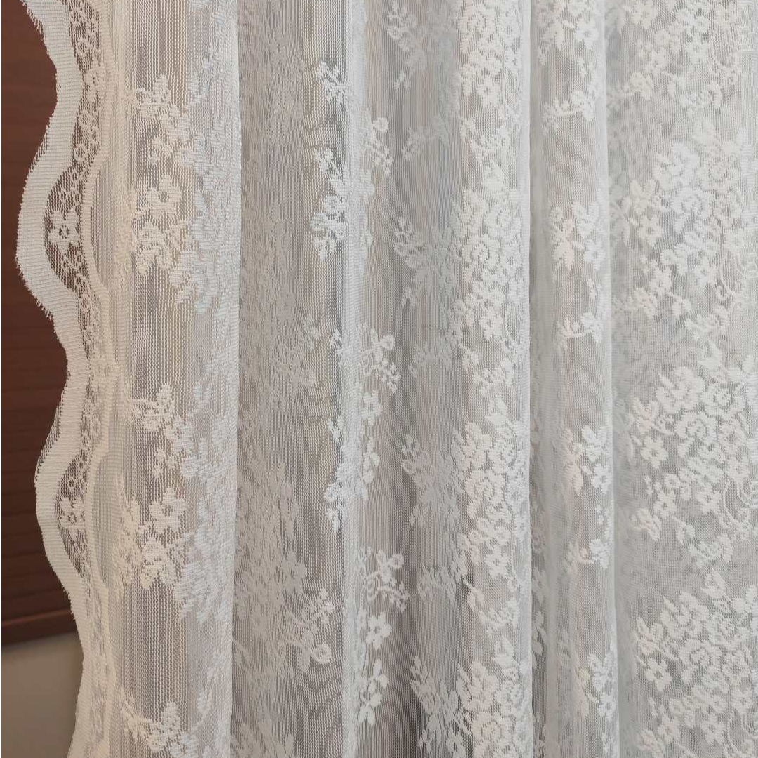 【满屏小碎花】挂钩式定宽2.6米  高度定制提花纱帘法式幻影纱