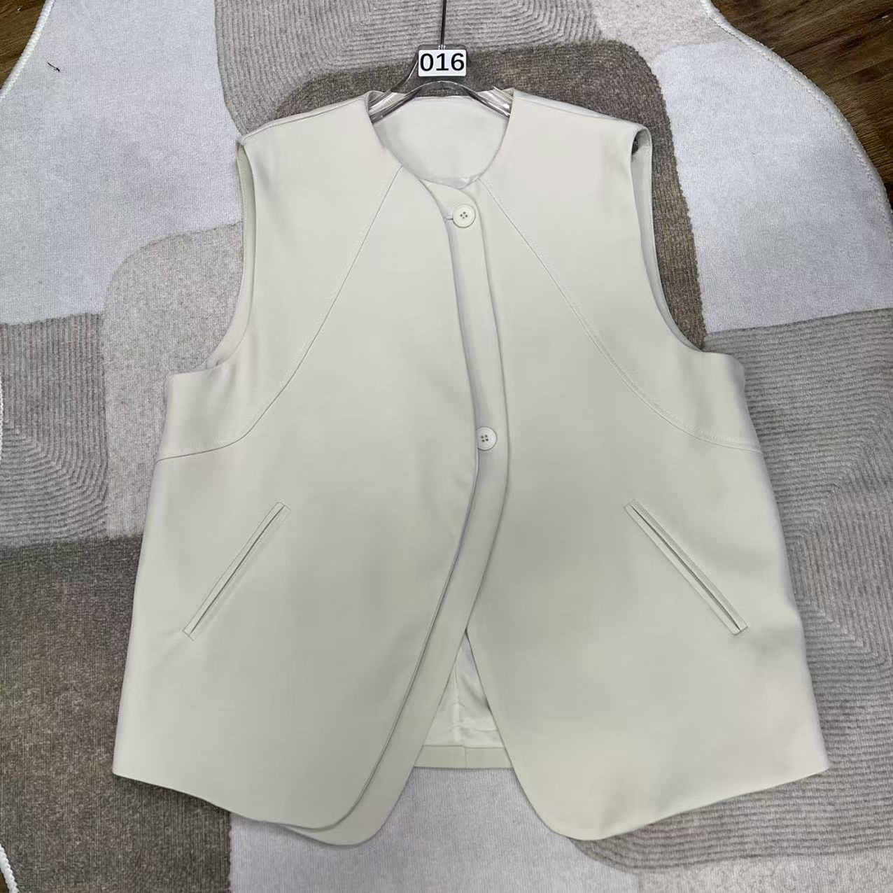 【晨浠定制】新款时尚百搭假两件西服马甲外套88672