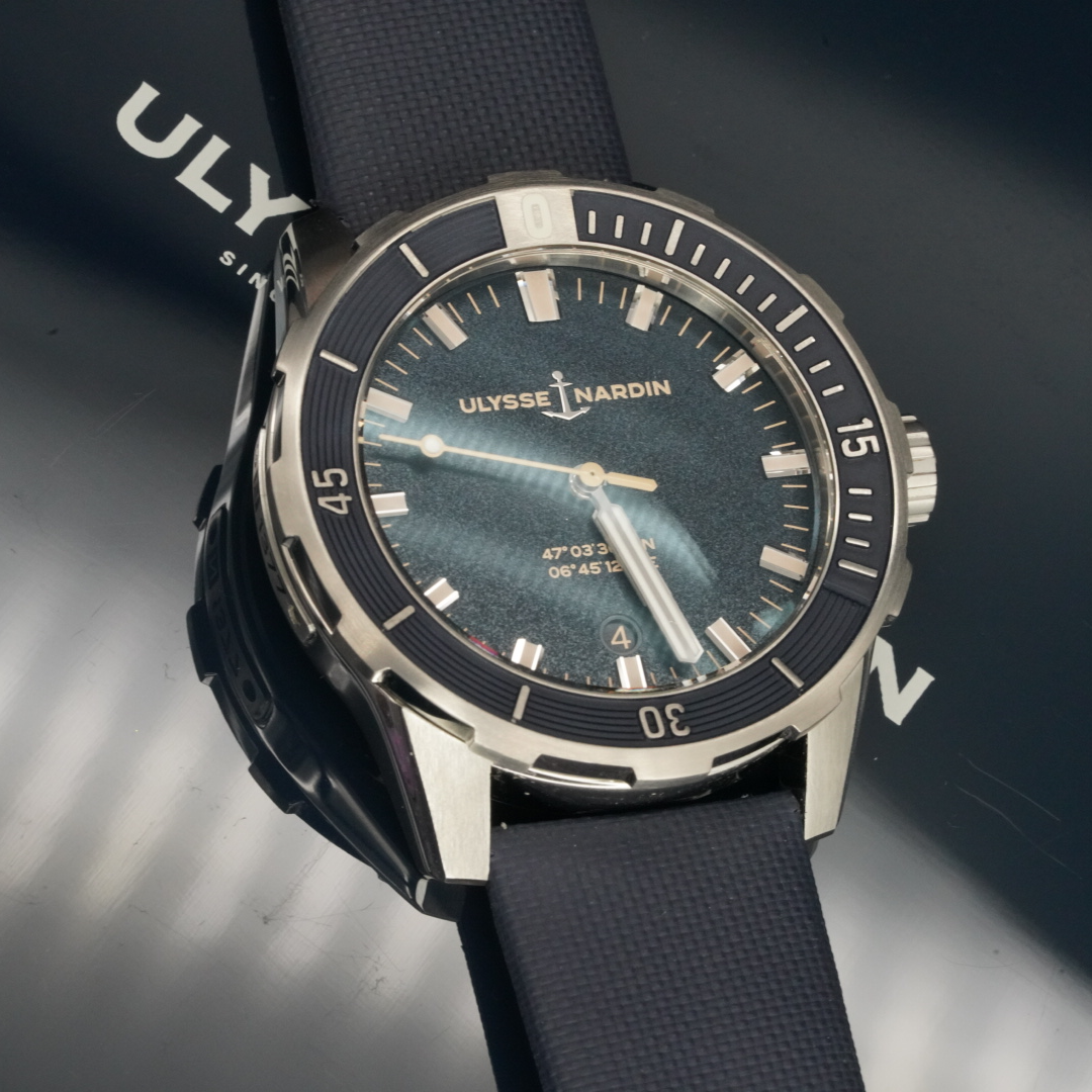 95新 Ulysse Nardin/雅典 22年潜水系列8163腕表自动机械