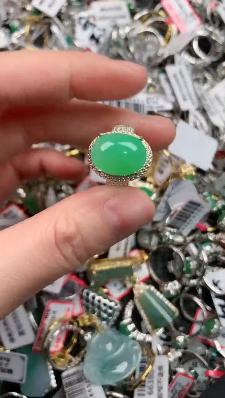未镶嵌戒指翡翠8                  7