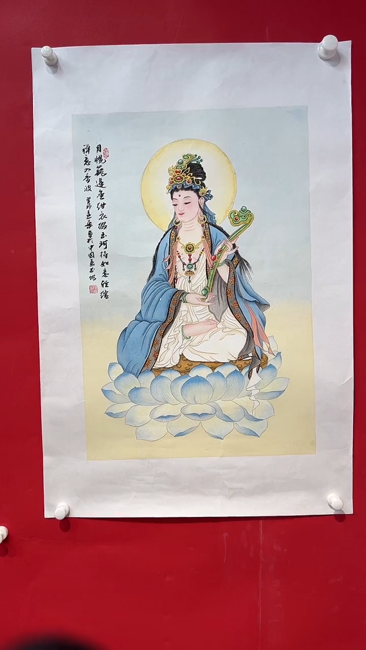 国画画家陆远华纯手绘原作