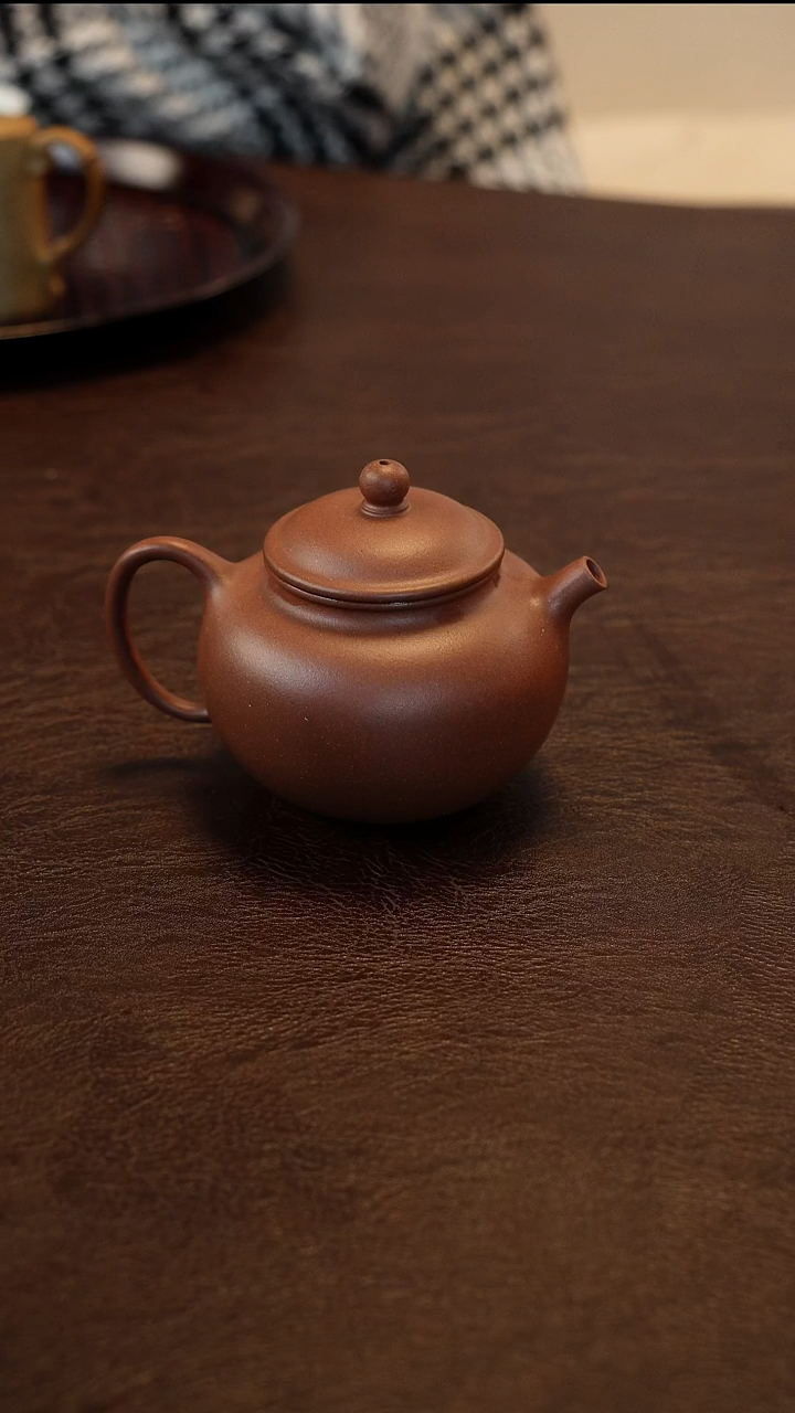 茶壶紫砂紫泥圆珠