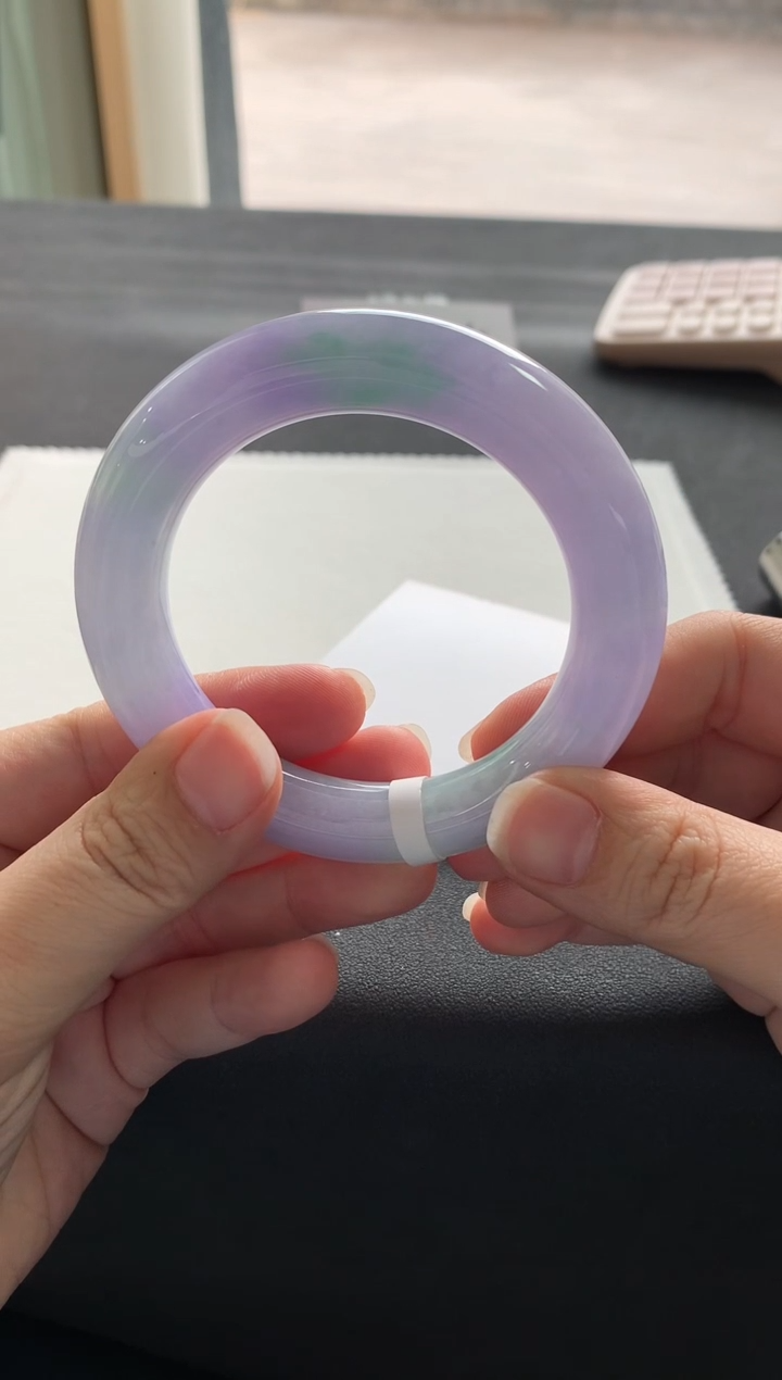 【闪购商品】翡翠手镯未镶嵌57圆条Y596买断