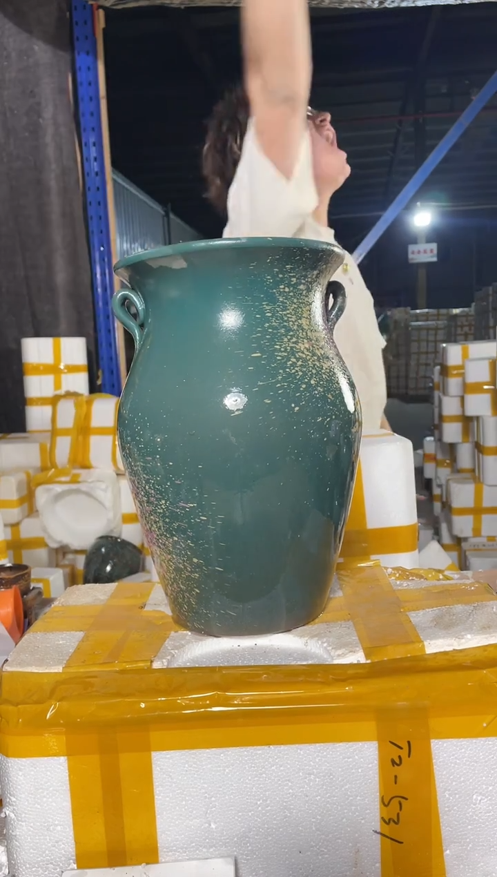 紫砂花盆宜兴紫砂粗陶花盆20-32