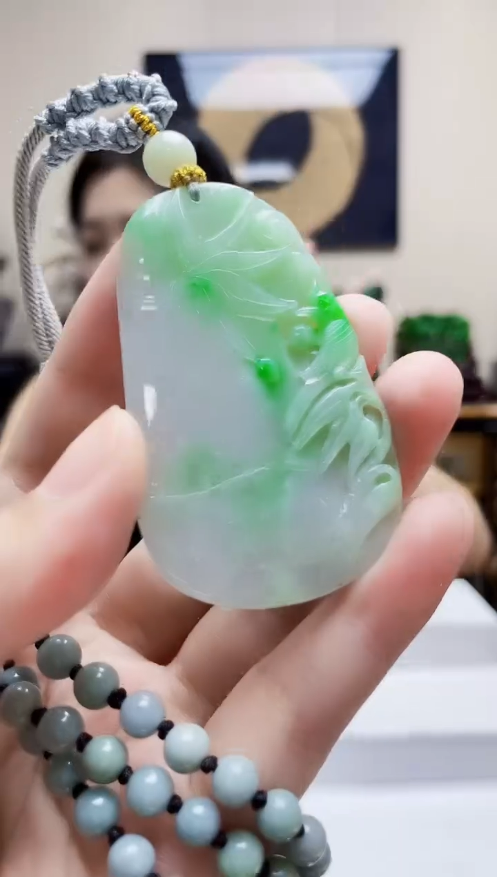 未镶嵌定制翡翠吊坠221