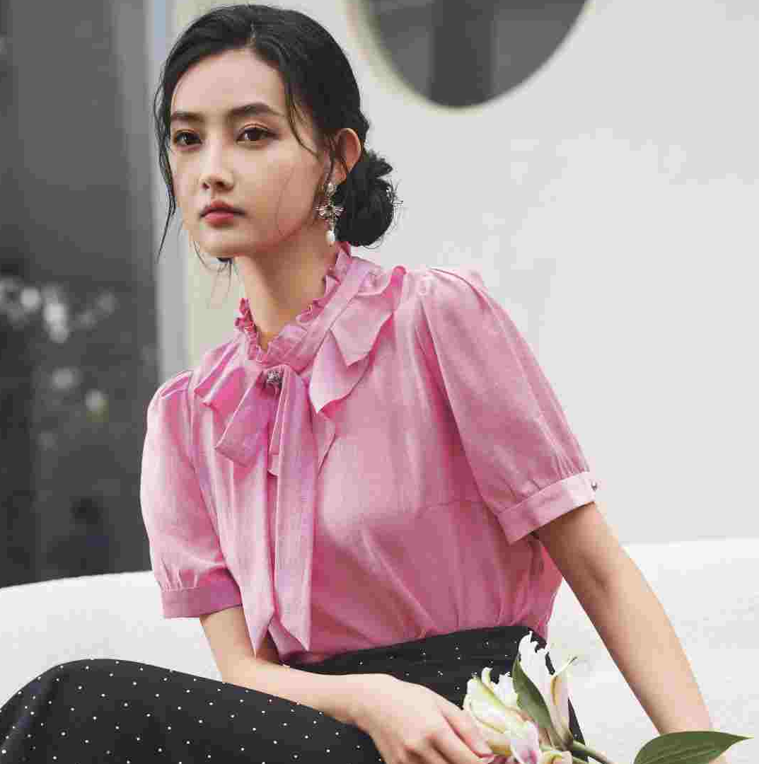 【黄蓉推荐】DILI 春装新品2025女装 优雅小衫 324216863