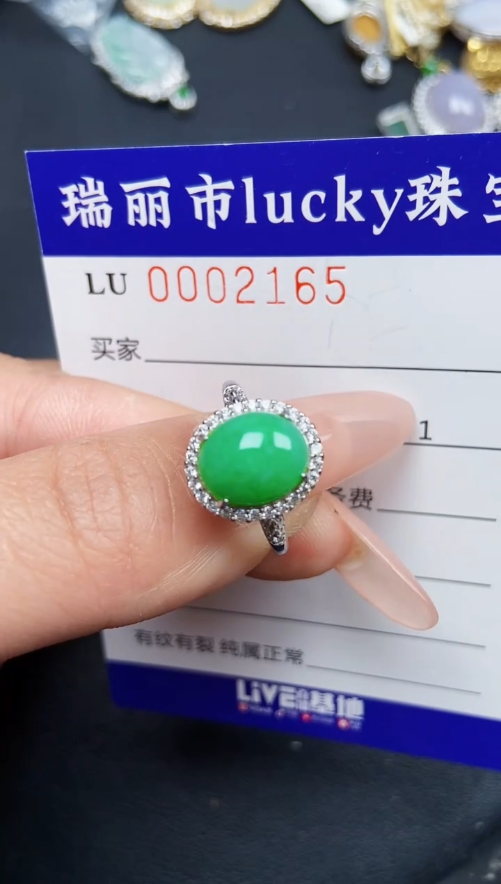 【闪购商品】翡翠颈饰银S925镶嵌2165