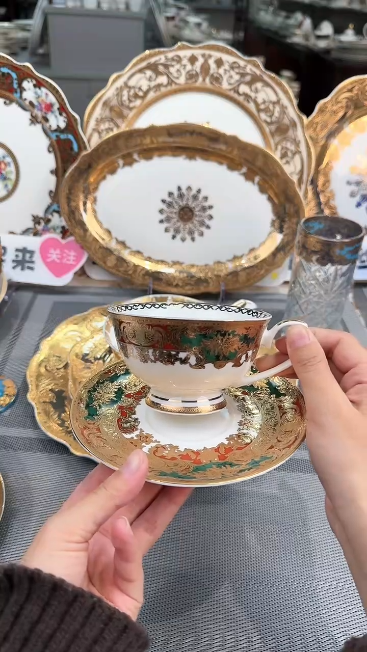 【闪购商品】瓷片1杯1碟春节活动  福利价  福利价