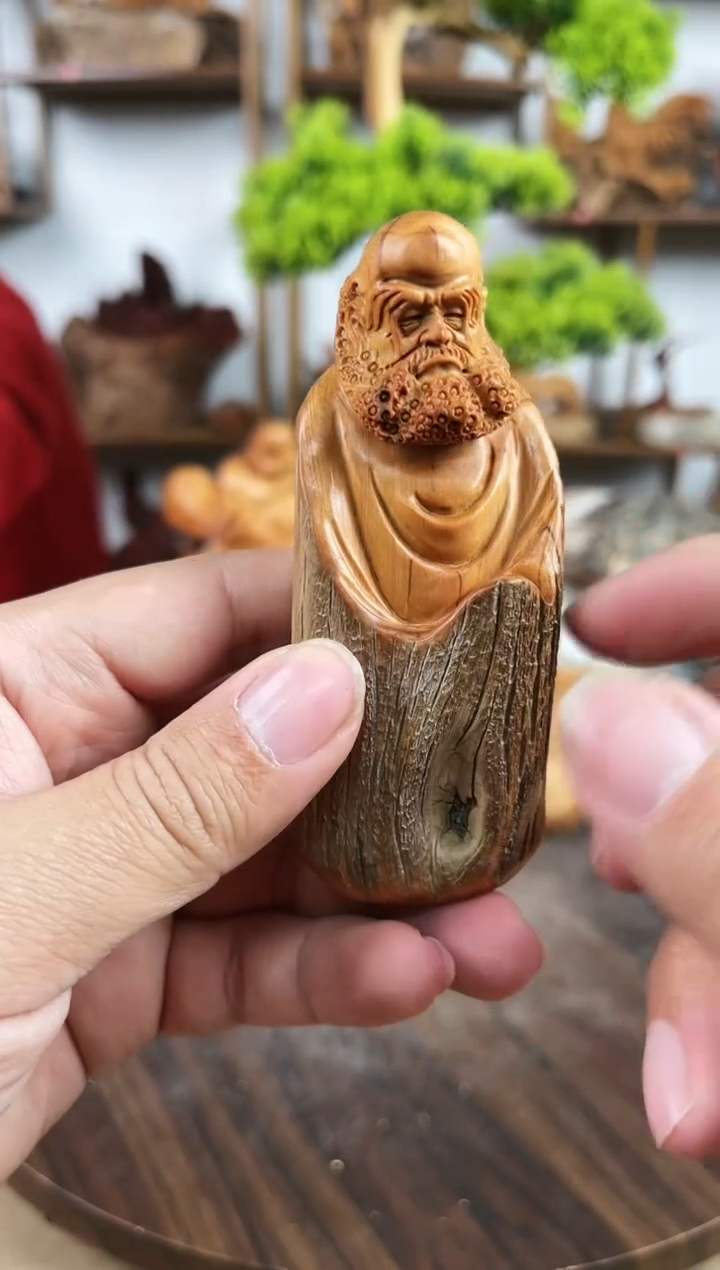 【闪购商品】柏木（崖柏）木雕1