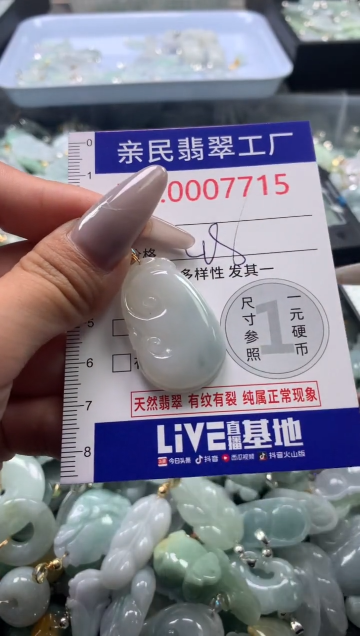 颈饰未镶嵌翡翠7715