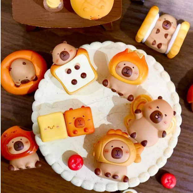 【栗子拆盒】豚豚崽烘焙坊萌粒第二弹摆件挂饰潮玩萌粒 