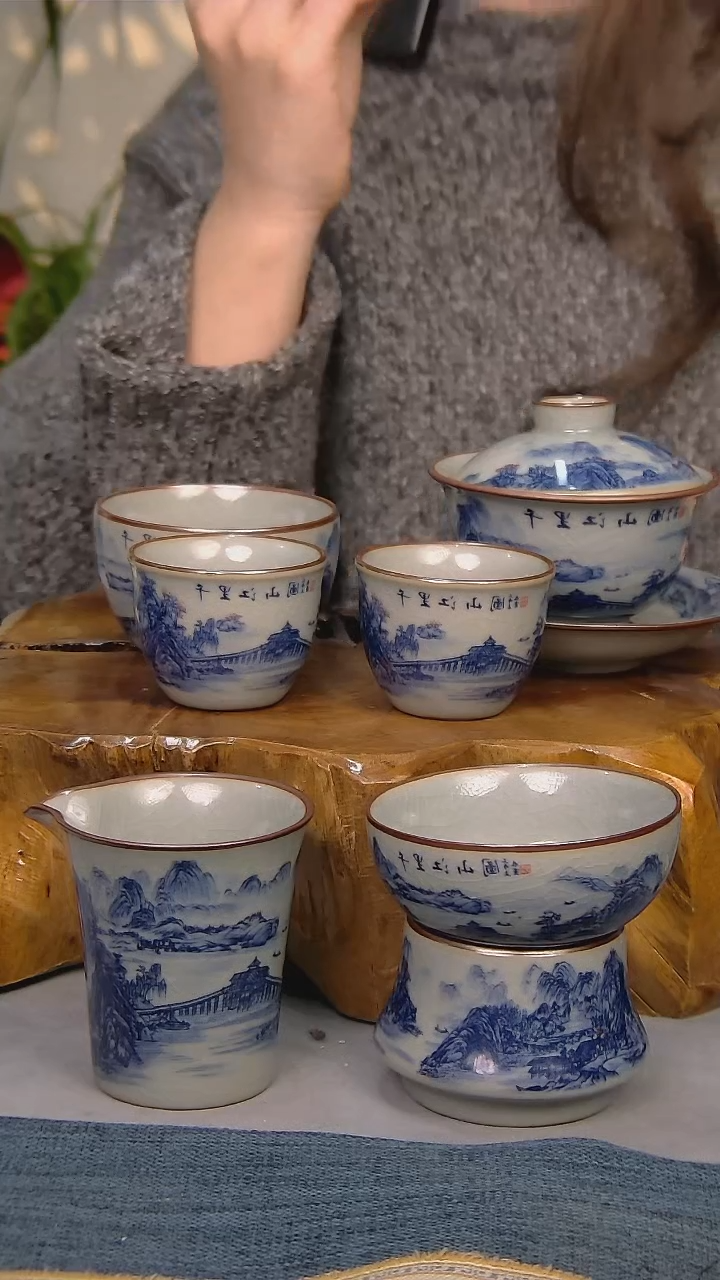 【闪购商品】简装家用款6件套 陶瓷家用茶具系列