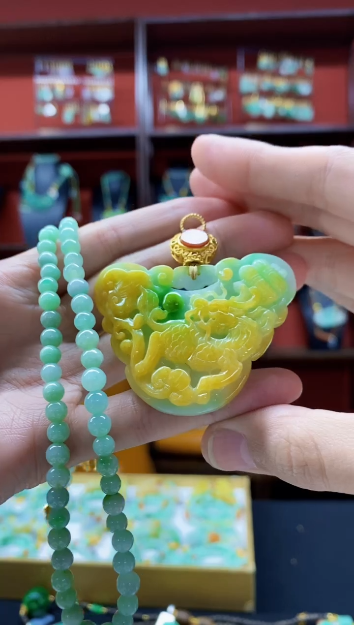 颈饰未镶嵌翡翠翡翠吊坠