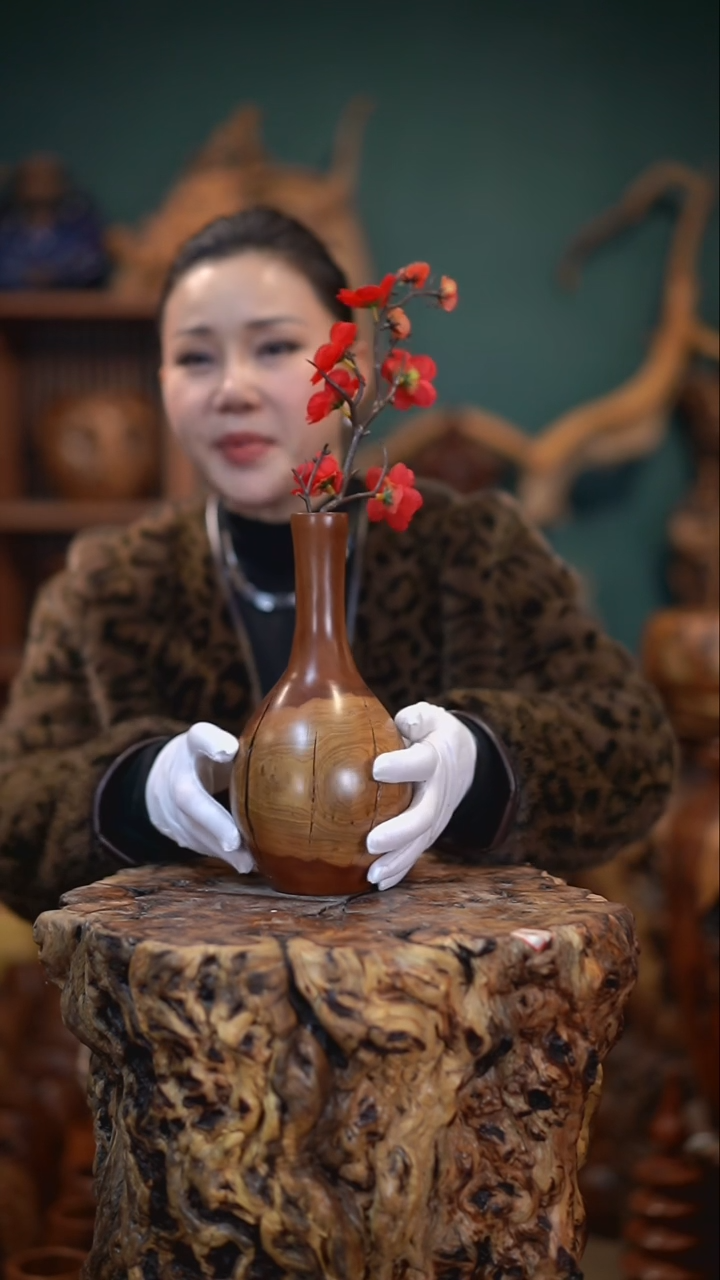 【闪购商品】枣木雷击枣木玉壶春