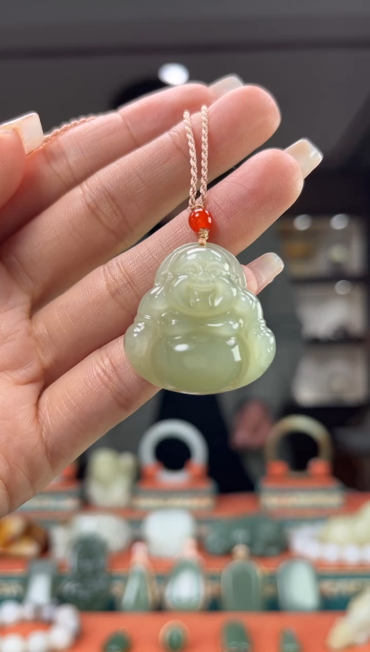 【闪购商品】和田玉颈饰未镶嵌佩佩30mm左右