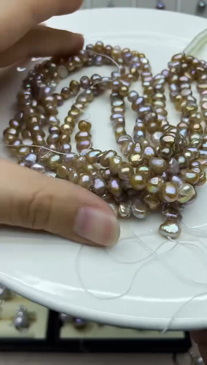淡水珍珠未镶嵌颈饰项链多其性发其一