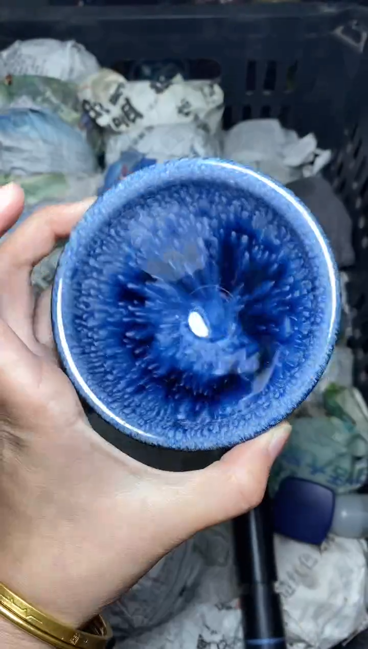 【闪购商品】茶盏烟雨 盏三疯建盏茶器