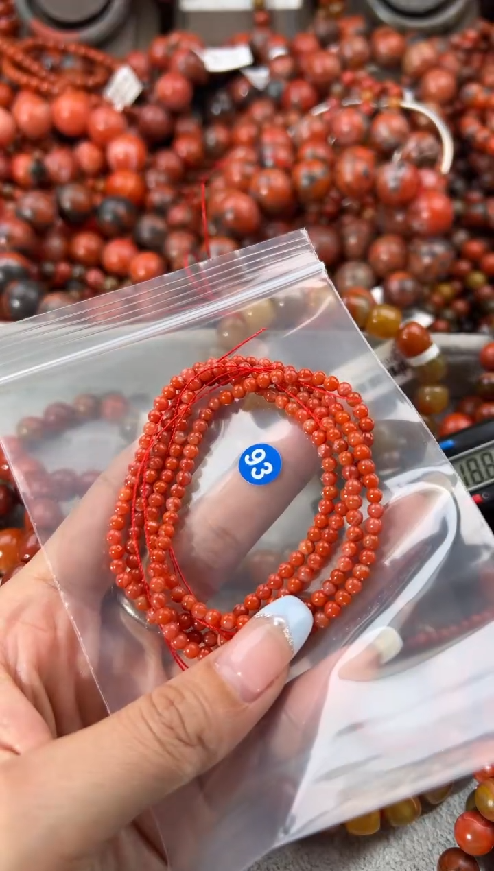 未镶嵌手串南红玛瑙3+