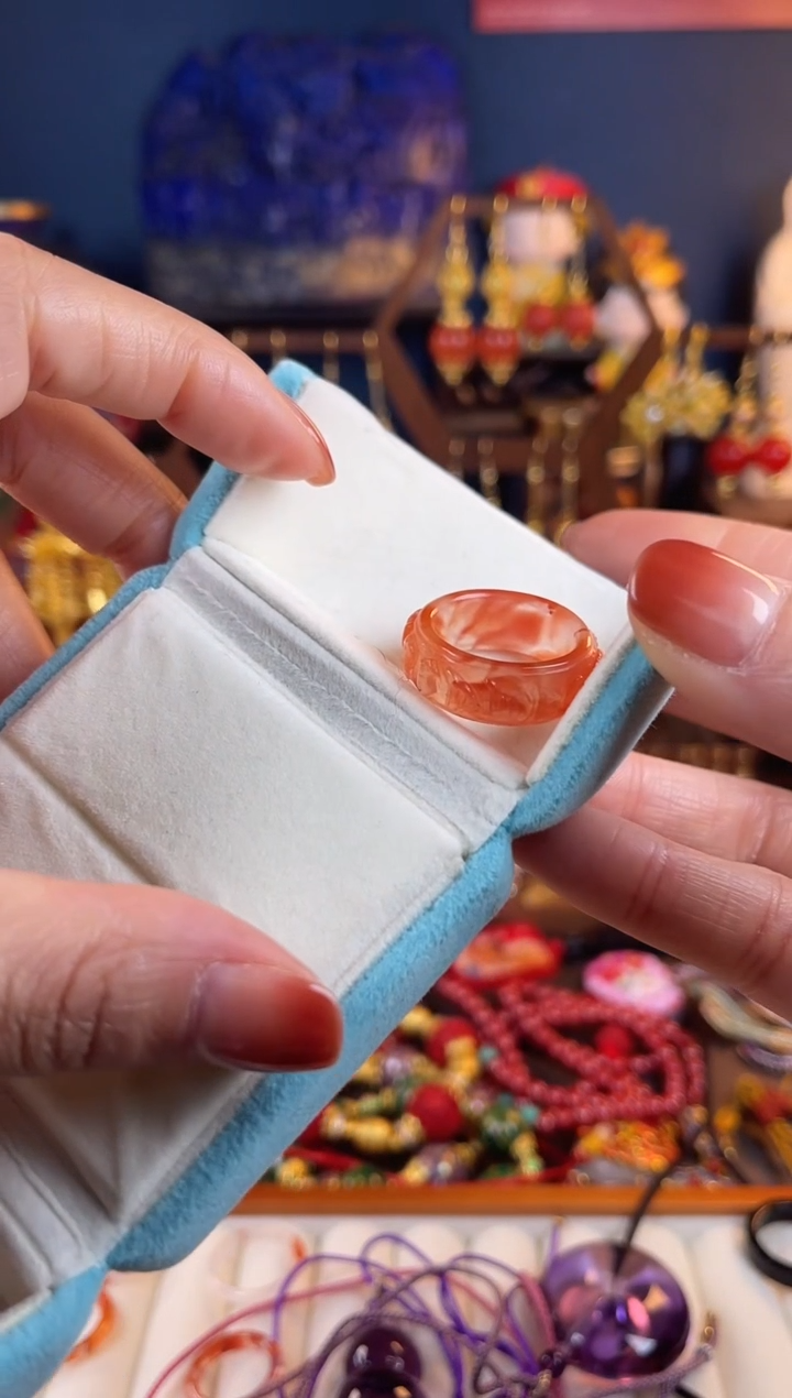 【闪购商品】南红玛瑙戒指未镶嵌戒指