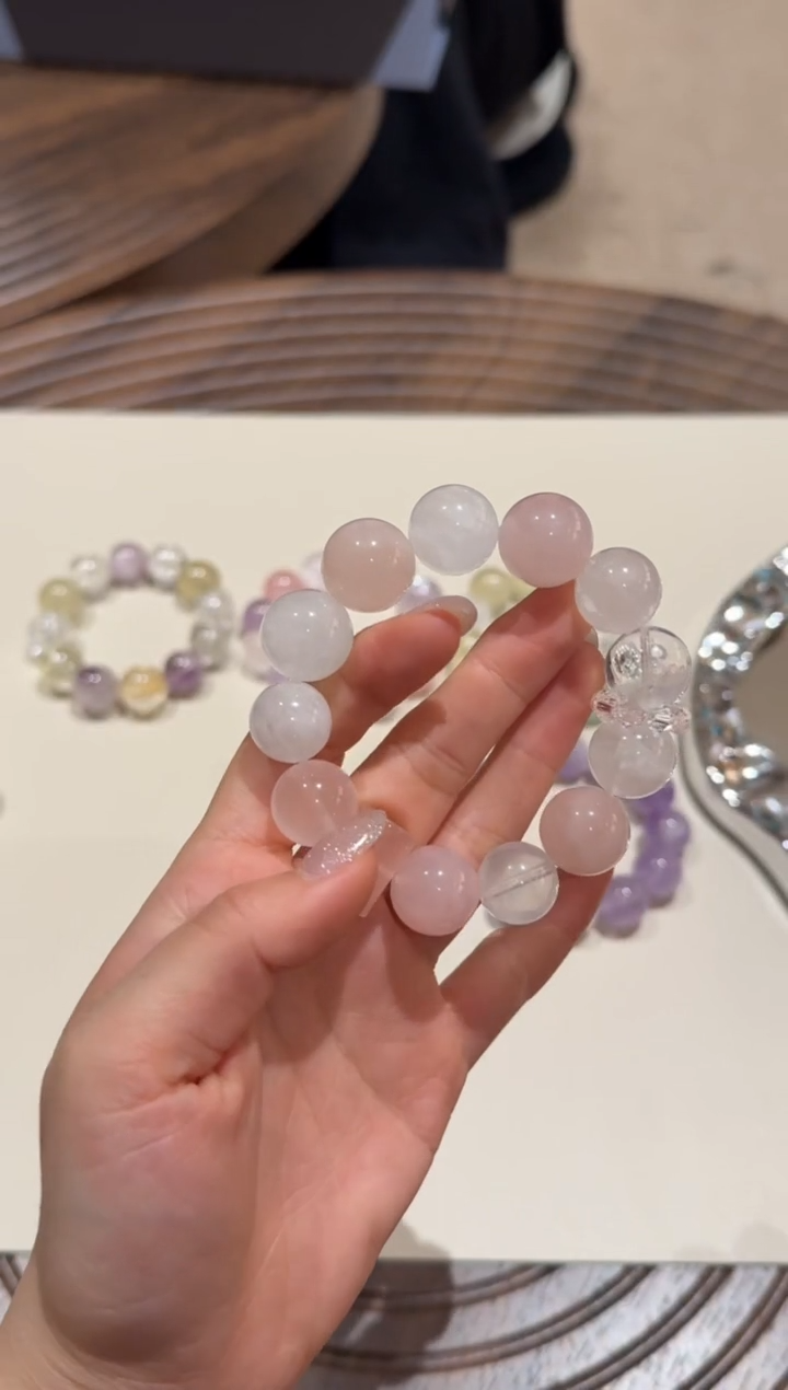 未镶嵌手串水晶） 设计款水晶手串 默认微瑕 多样性发货