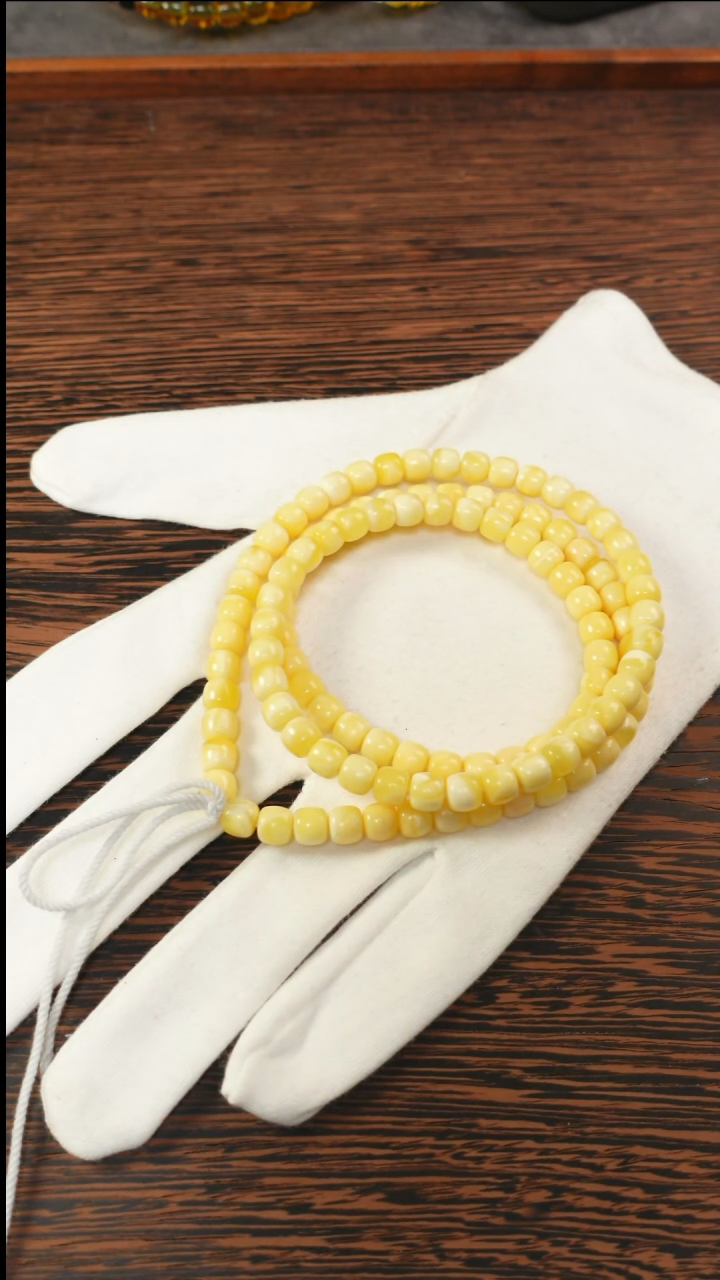 【闪购商品】蜜蜡手链未镶嵌2337/7mm红标蜜蜡108