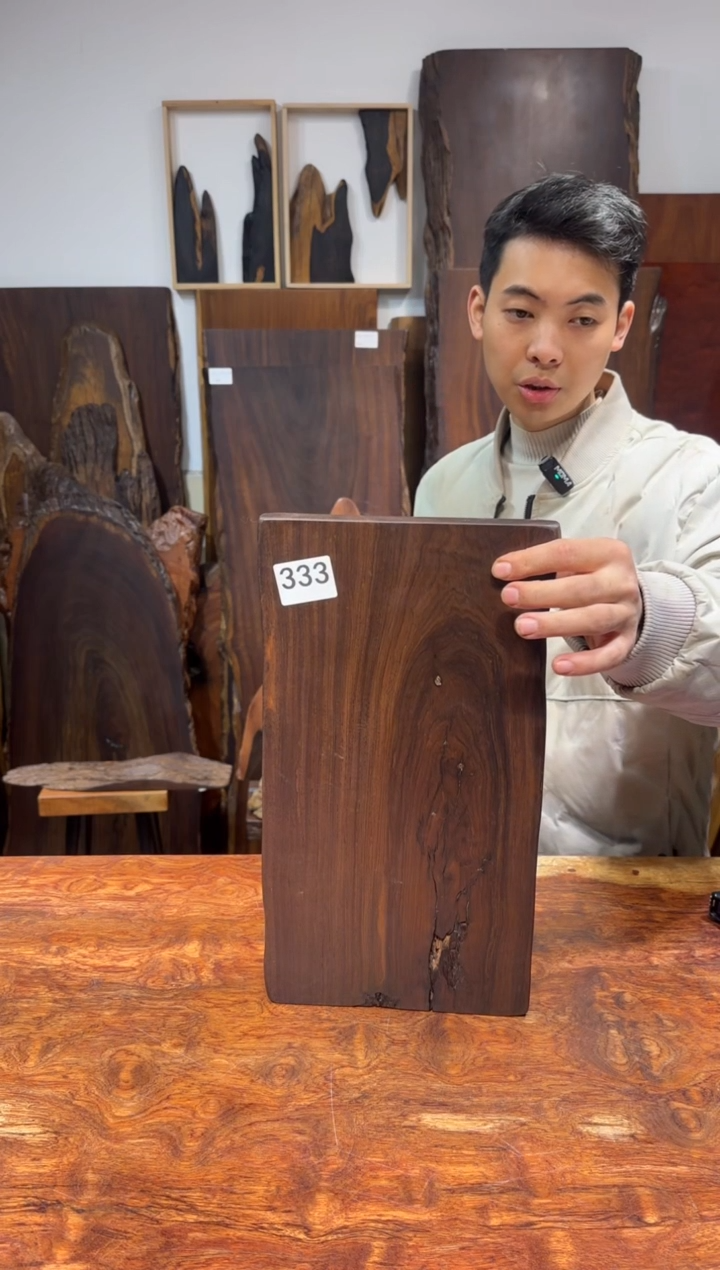 风车木（黑檀木）尺寸40/*20*2编号.333