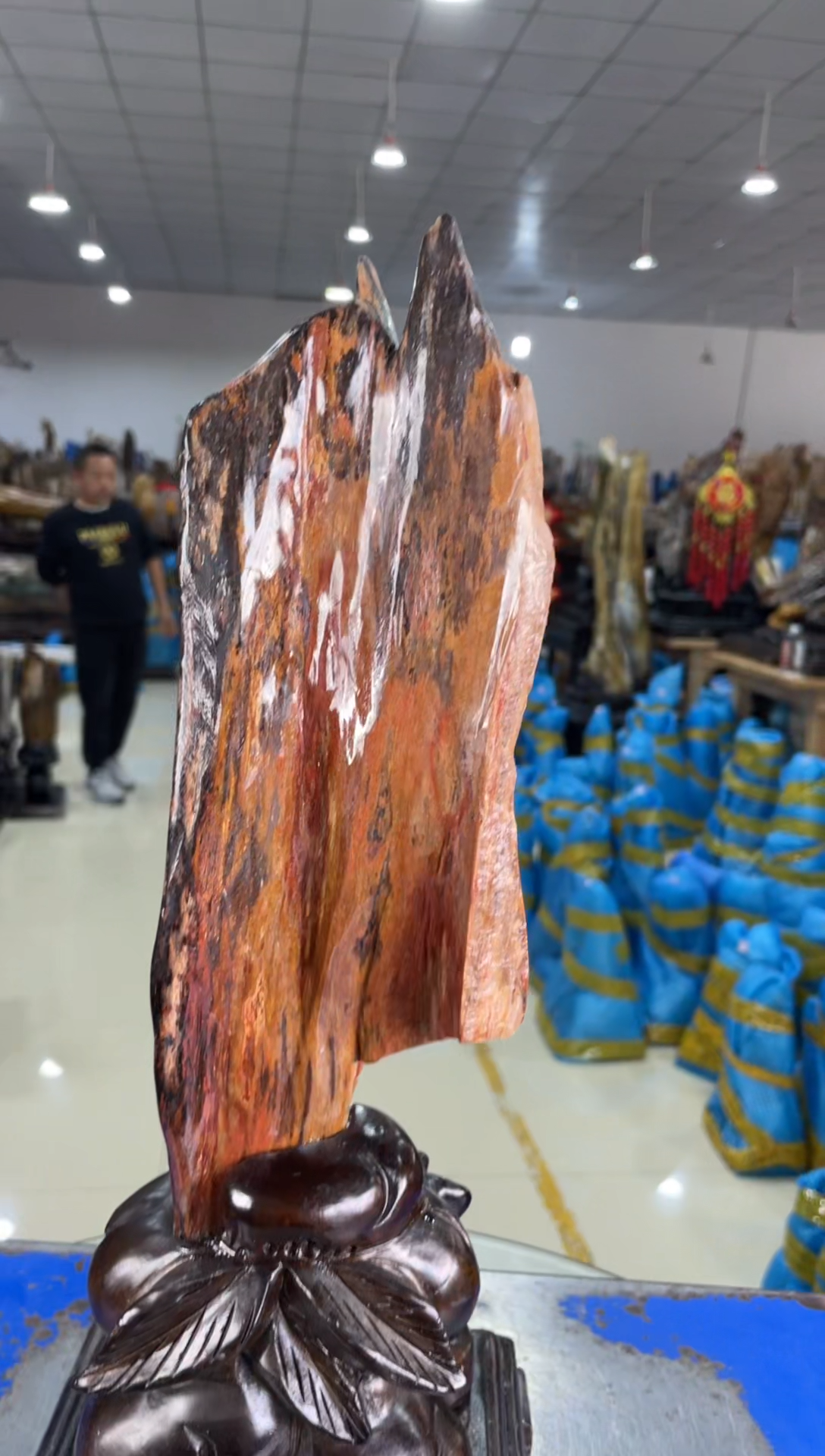 【闪购商品】硅化玉摆件未镶嵌15