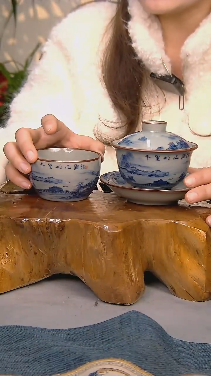 【闪购商品】 简装家用款2件套 陶瓷家用茶具系列