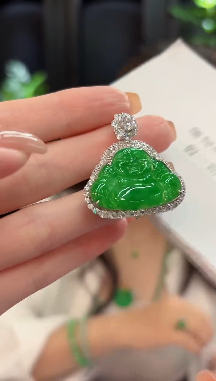 颈饰未镶嵌翡翠 缅甸A货/支持复检/一件