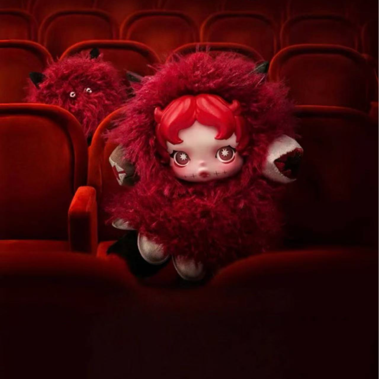 SKULLPANDA不眠剧场系列盲盒毛绒公仔挂件