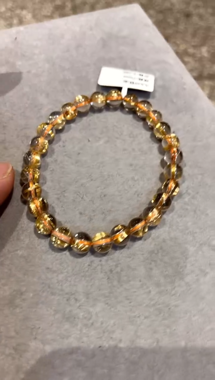 【闪购商品】水晶907-未镶嵌钛金透体7mm+