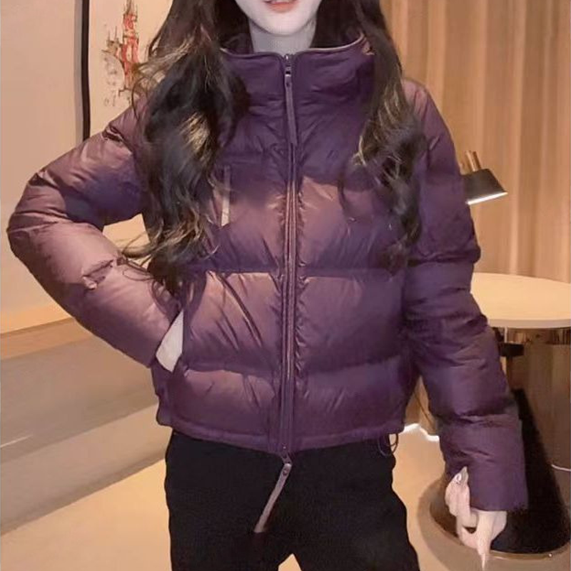 时尚潮流百搭宽松保暖简约感棉衣2025新款冬季棉服外套女装