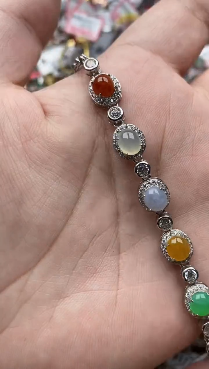 【闪购商品】翡翠戒指银S925镶嵌55555---2