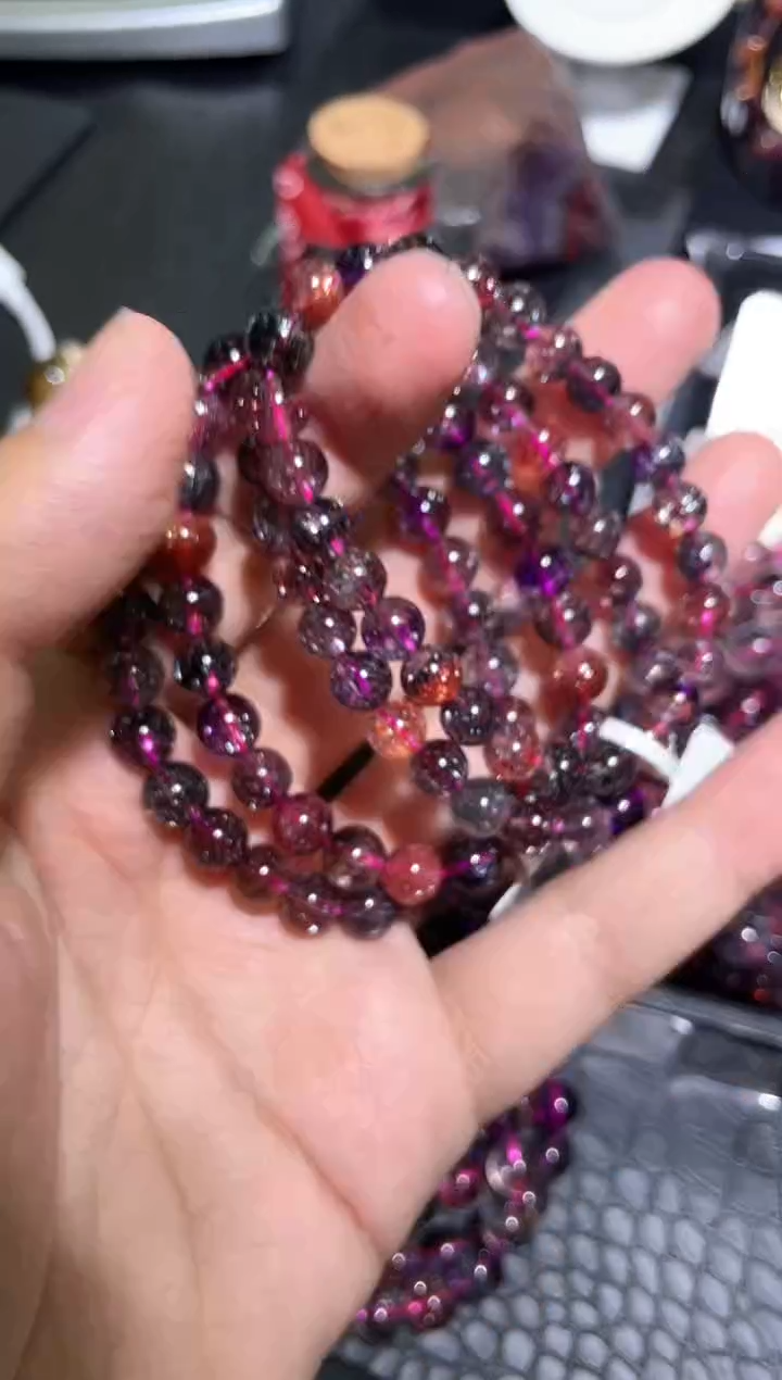 【闪购商品】水晶手链未镶嵌超七单圈A7（多样性发其一）