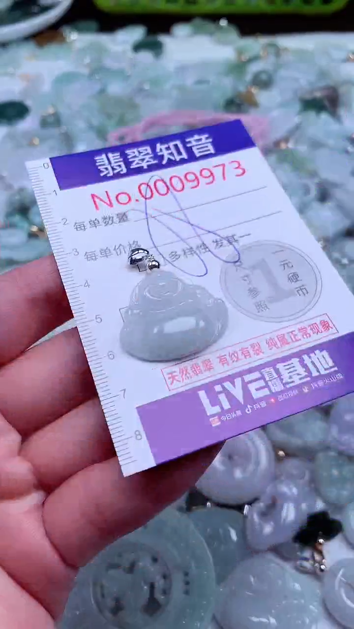 吊坠(不含链)未镶嵌翡翠9973