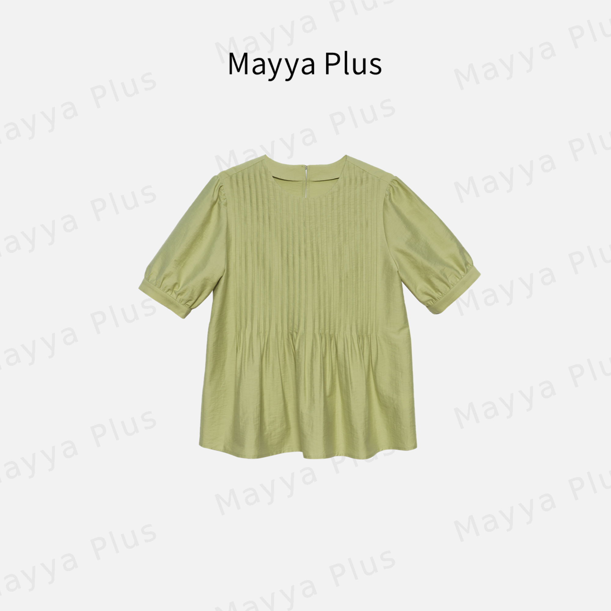 【乘风破浪】Mayya Plus麦芽定制轻奢气质显瘦百搭梭织上衣32417390