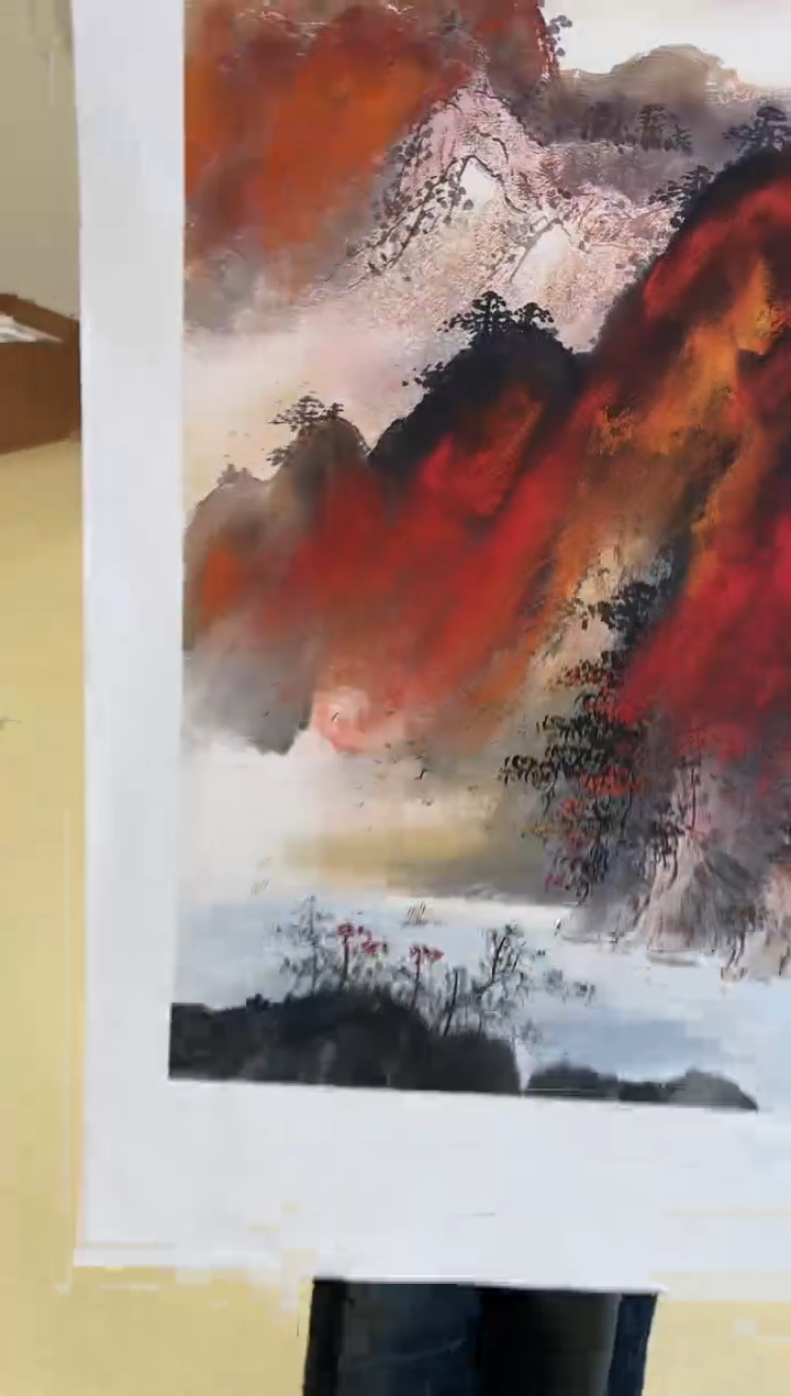 国画9送书众合郝凤先老师作品