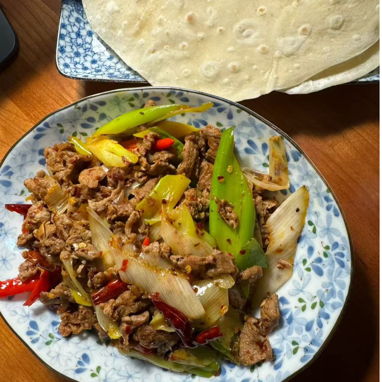 葱爆羊肉卷饼（新海粮）