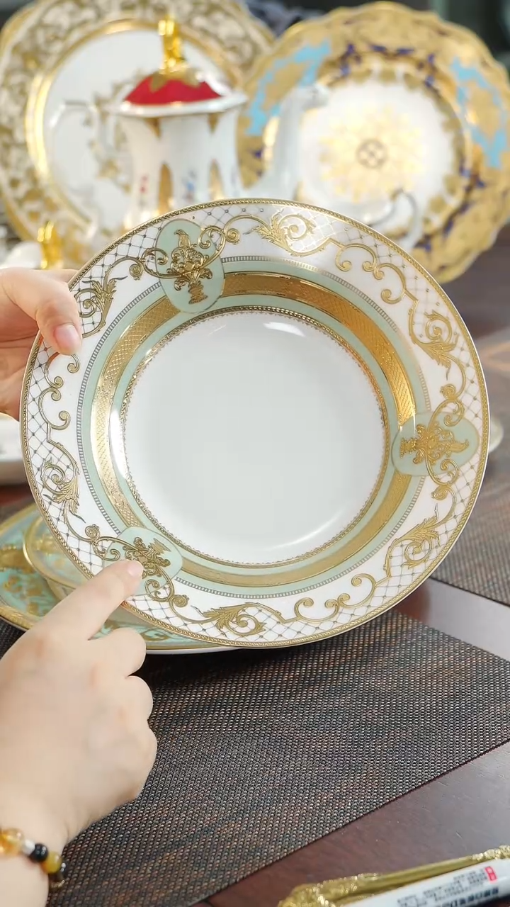 瓷片9英寸草帽盘  福利价