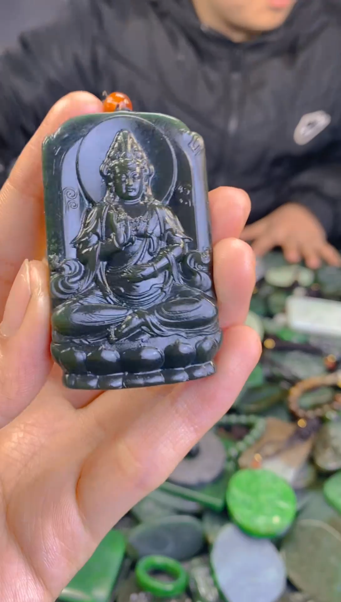 未镶嵌和田玉珠宝半成品1