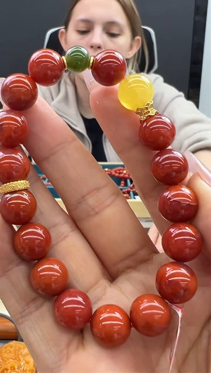 【闪购商品】南红玛瑙手串未镶嵌779秒拍号