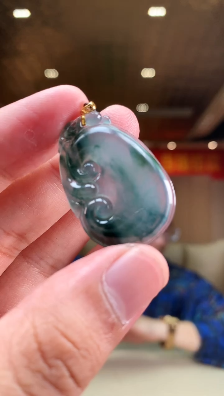 【闪购商品】翡翠颈饰18K金镶嵌             *67