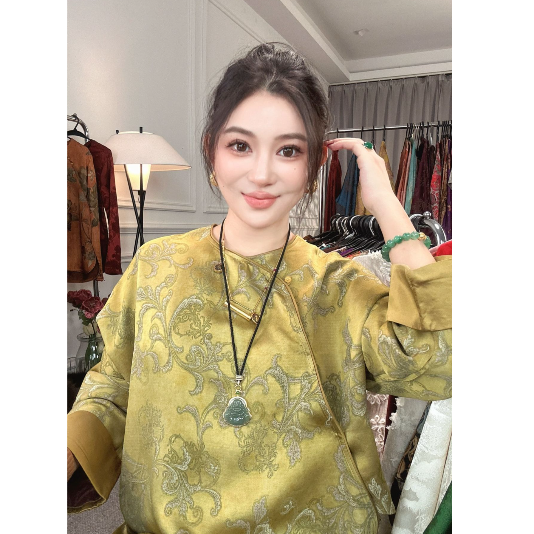 【金华】新中式国风长袖上衣高级时尚百搭气质显瘦