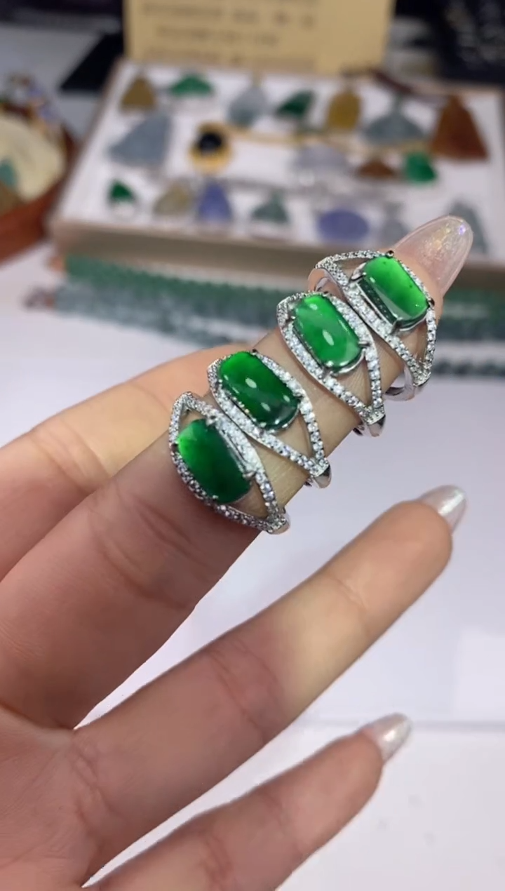 【闪购商品】翡翠戒指合金26060/多样性发起一