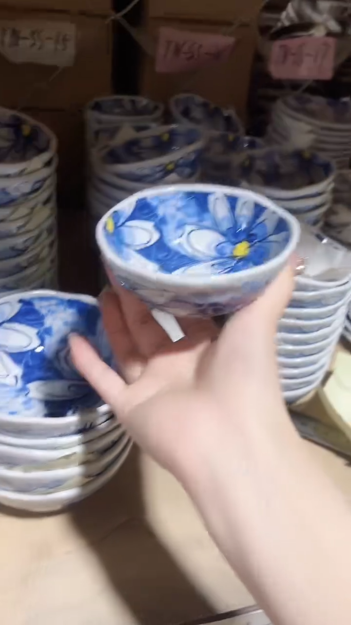 盘有田烧肥前10cm钵进口一个