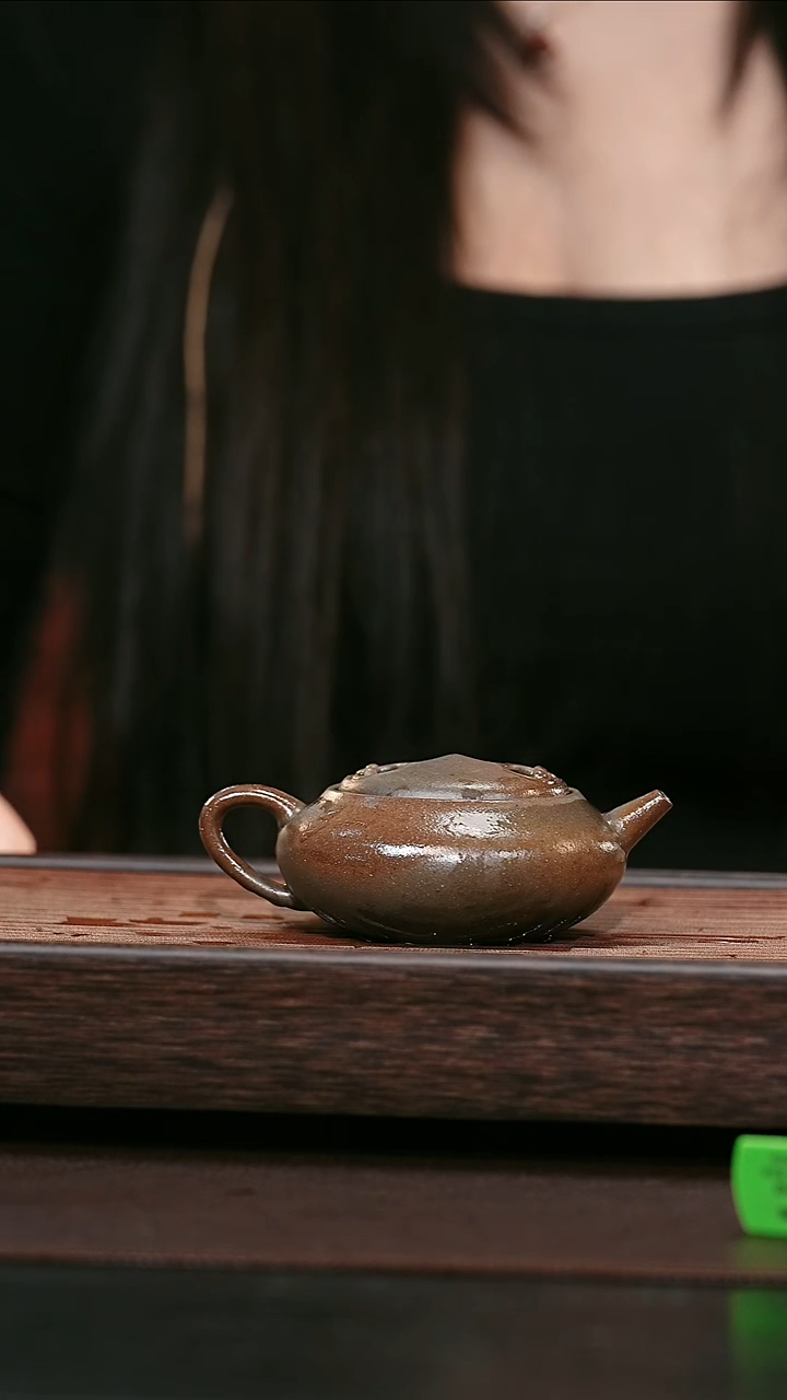 茶壶紫砂原矿紫砂壶    如意莲莲  120cc 