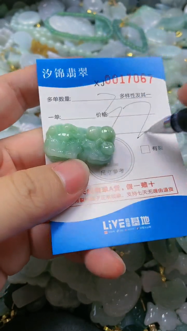翡翠未镶嵌颈饰闪购商品0017067