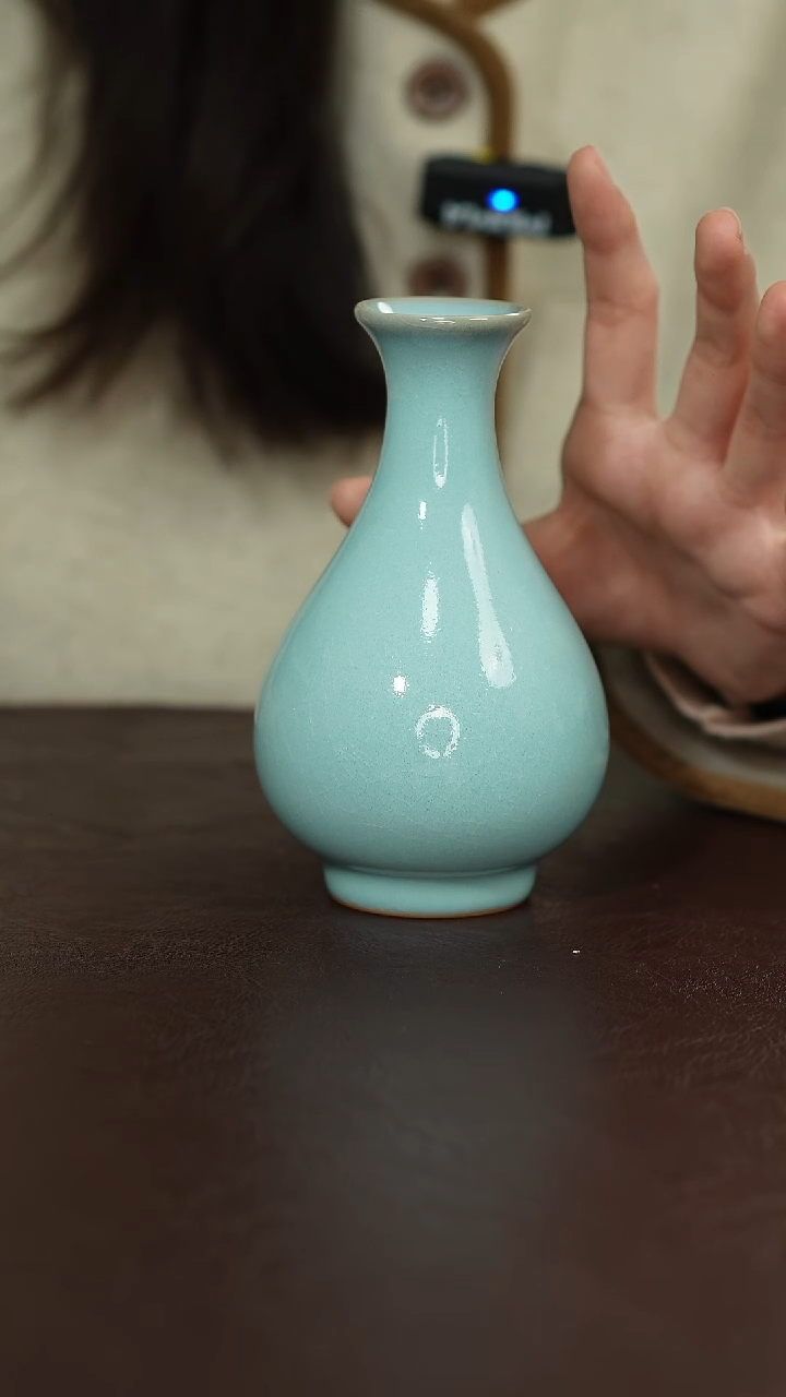 摆件陶原矿原釉汝宋汝瓷