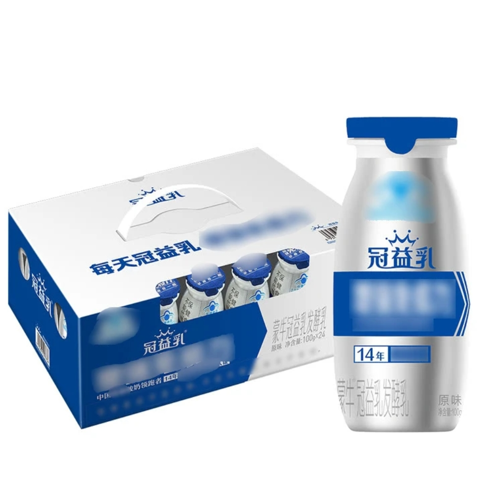 蒙牛冠益乳发酵乳100g*24瓶整箱