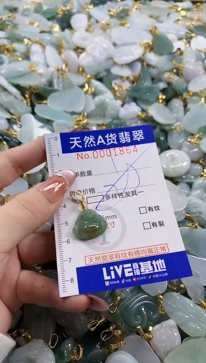 颈饰未镶嵌翡翠天然A货翡翠